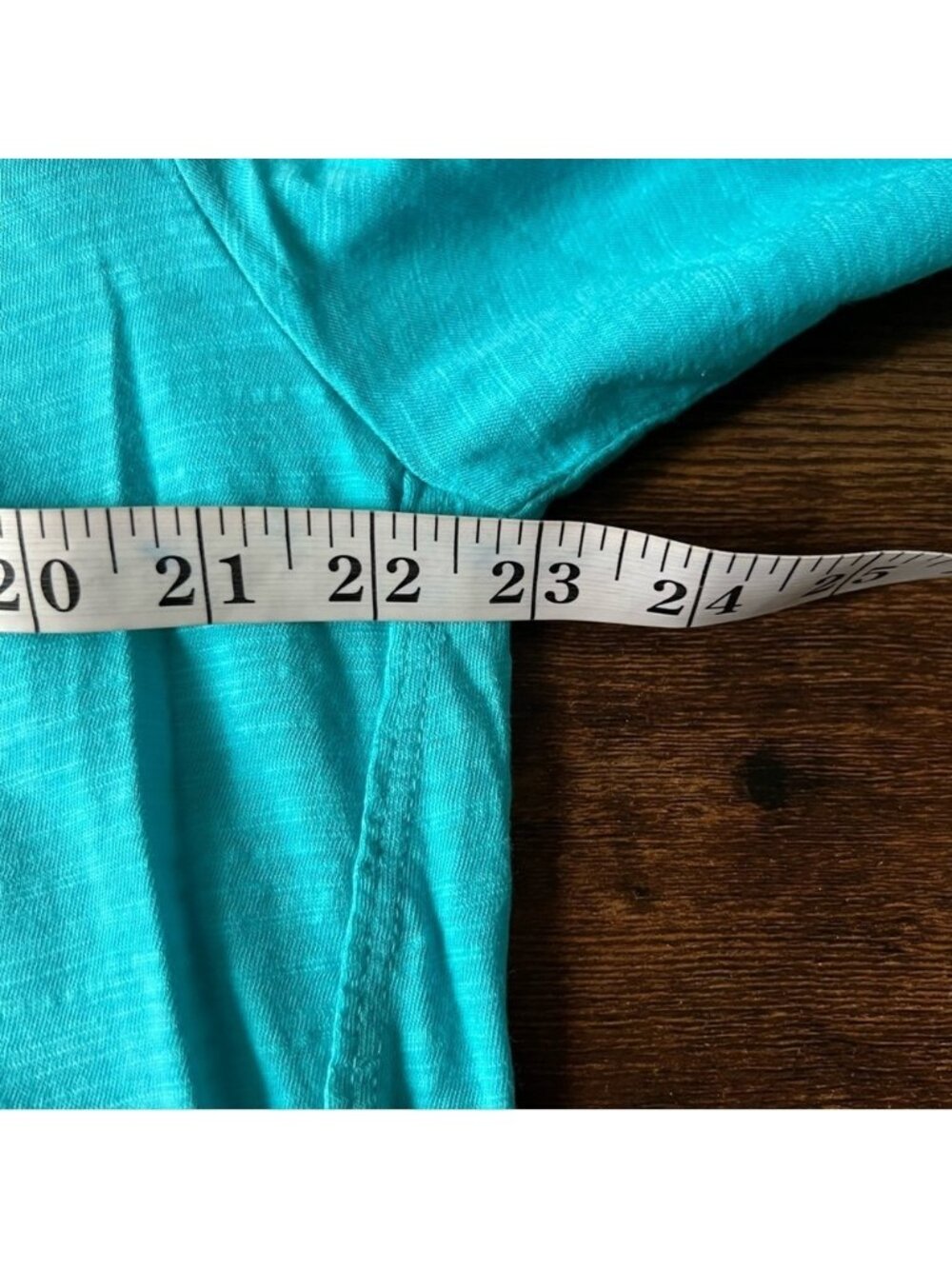 Fresh Produce Oversized Teal 3/4 Sleeve Graphic Fish Alaska Shirt Size Large - Picture 3 of 9